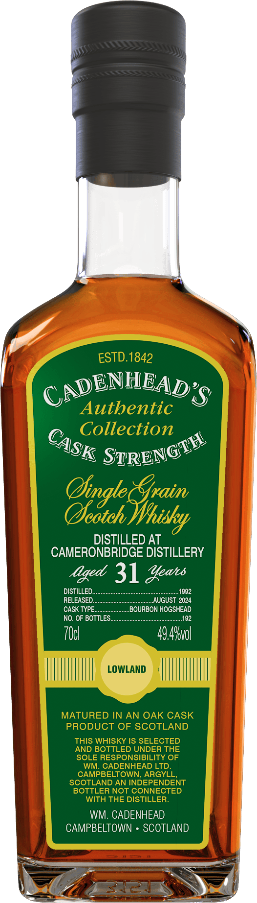 A Bottle of Cameronbridge-31-YO